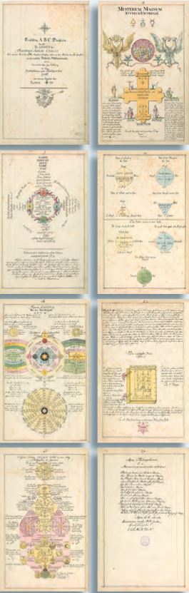Handschriften der Rosenkreuzer-Lehrtafeln