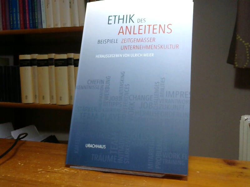 Ulrich Meier: Ethik des Anleitens: Beispiele zeitgemäßer Unternehmenskultur