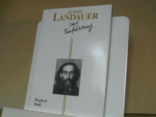 Siegbert Wolf: Gustav Landauer zur Einführung