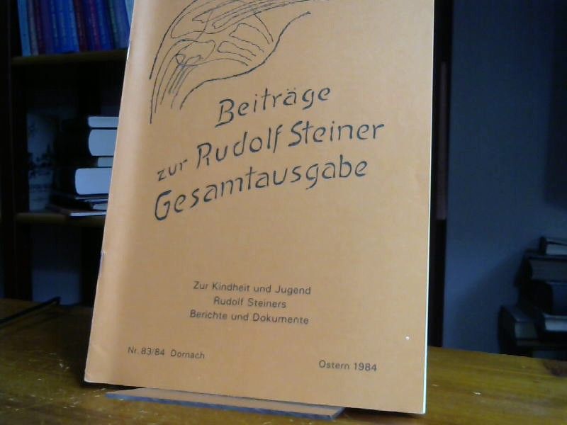 Rudolf Steiner: Beiträge zur R. Steiner Gesamtausgabe