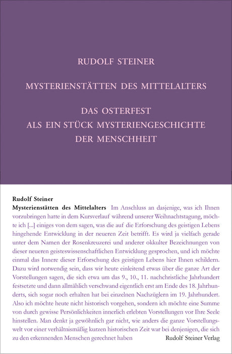 Mysterienstätten des Mittelalters. Rosenkreuzertum und modernes Einweihungsprinzip