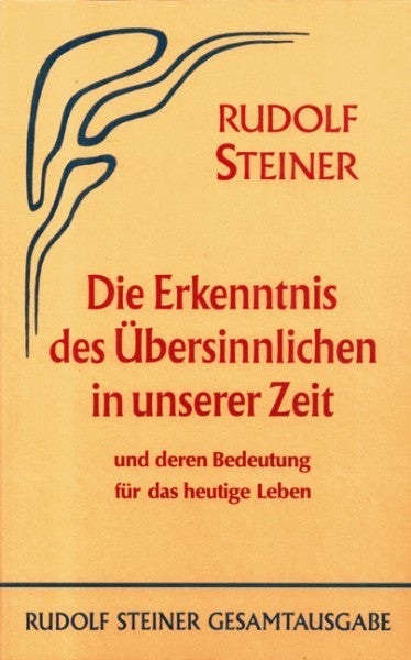 GA 55 Die Erkenntnis des Übersinnlichen