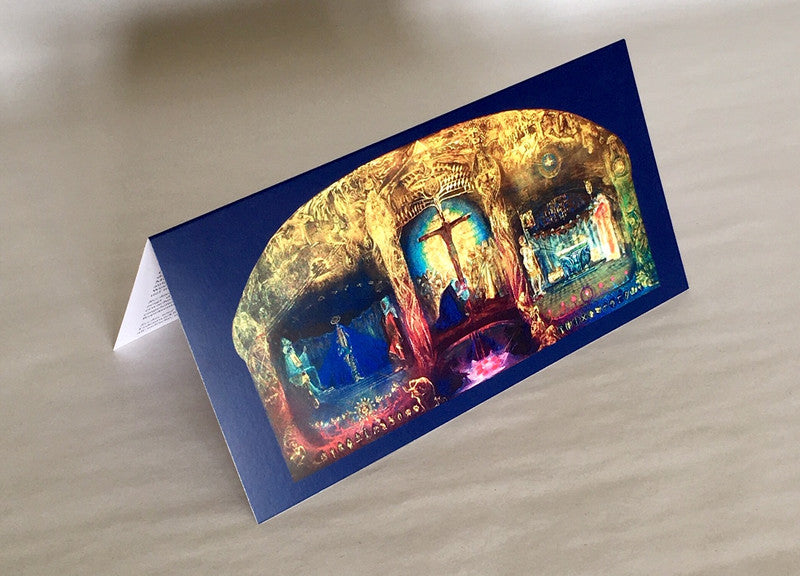 Triptychon- Gral als Aufstellkarte