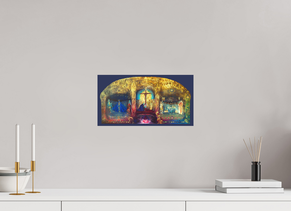 Triptychon "Gral" Wandbild