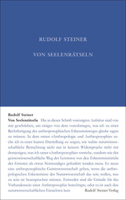 GA 21 Von Seelenrätseln