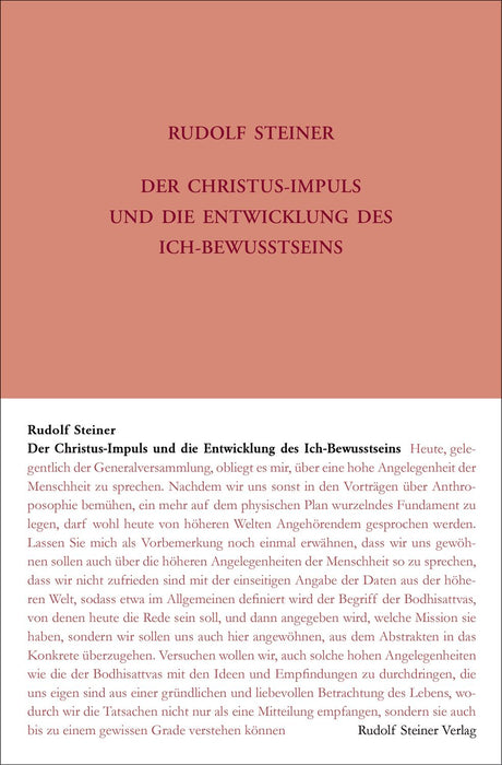 GA 116 Der Christus-Impuls und die Entwicklung des Ich-Bewusstseins