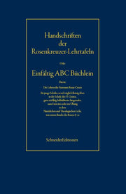 Handschriften der Rosenkreuzer-Lehrtafeln