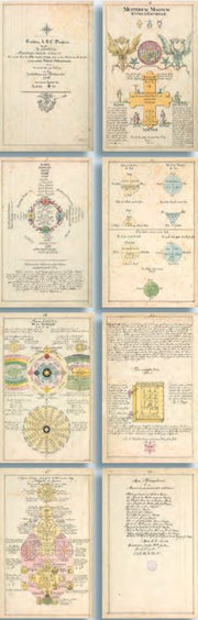 Handschriften der Rosenkreuzer-Lehrtafeln