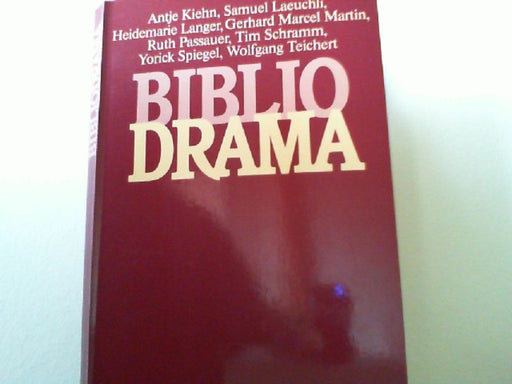 Kiehne Antje Laeuchlin Samuel u. weitere: Bibliodrama