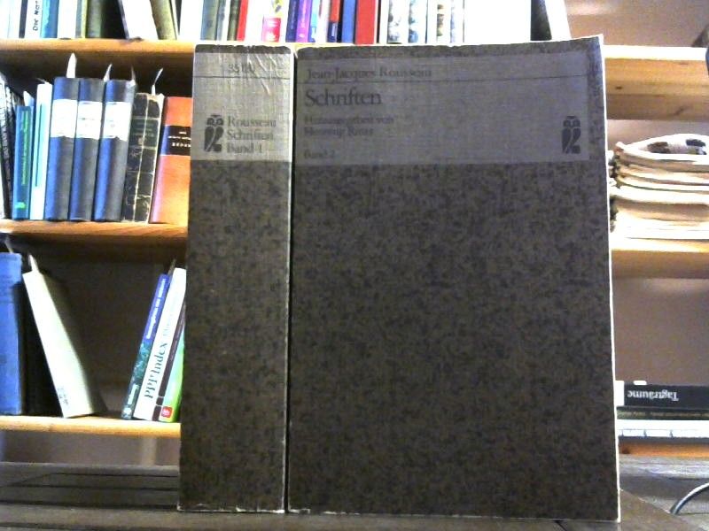 Jean-Jacques Rousseau: Jean-Jacques Rousseau: Schriften. 2 Bände (3548251204;3548351212) Ullstein Materialien 35120-35121