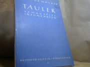Theodor Maurer: Tauler. Schauspiel in fünf Akten