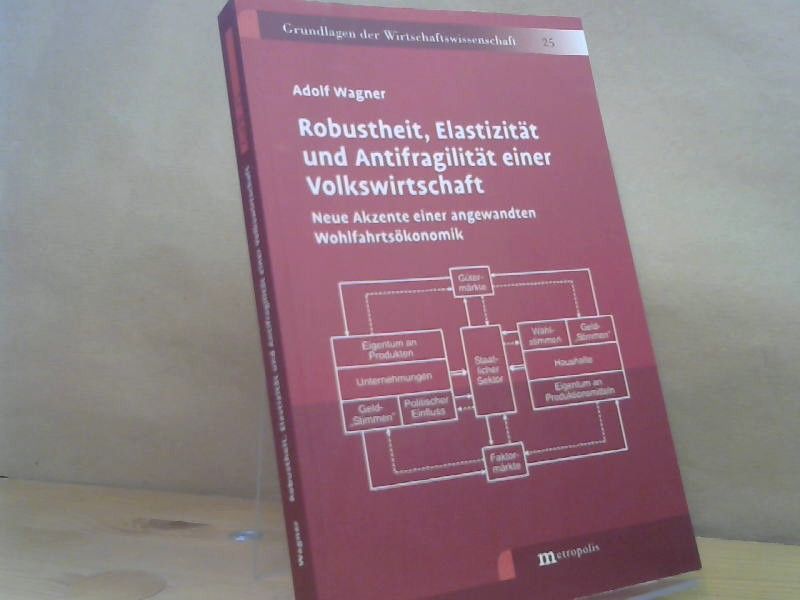 Adolf Wagner: Robustheit, Elastizität und Antifragilität einer Volkswirtschaft : neue Akzente einer angewandten Wohlfahrtsökonomik