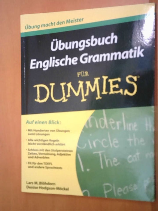 Lars M. und Denise Hodgson-Möckel Blöhdorn: Übungsbuch Englische Grammatik für Dummies