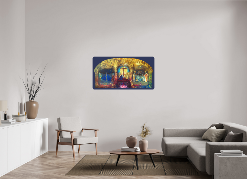 Triptychon "Gral" Wandbild