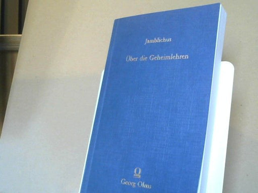 Chalcidensis und Theodor Hopfner Iamblichus: Über die Geheimlehren