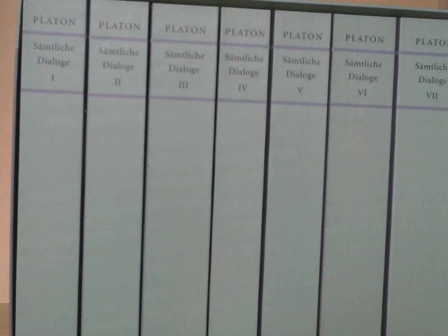 : Plato: Sämtliche Dialoge; 8 Bd