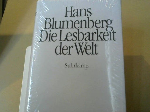 Hans Blumenberg: Die Lesbarkeit der Welt