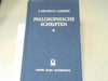 Johann Heinrich Lambert: Philosophische Schriften IX. Herausgegeben von Hans-Werner Arndt. Briefwechsel. 1. Band