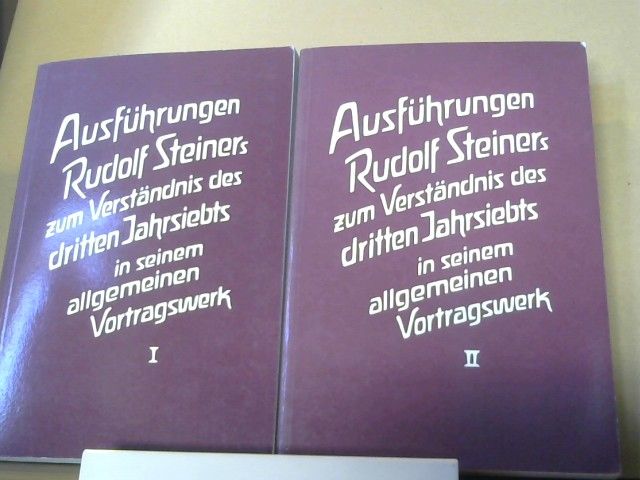 Hellmut und Dr. Elisabeth Huber-Reebstein Huber: Ausführungen Rudolf Steiners zum Verständnis des dritten Jahrsiebts in seinem allgemeinen Vortragswerk; Band I & II