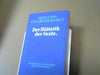 Ernst von und Renate (Hrsg) Riemeck Feuchtersleben: Zur Diätetik der Seele und andere Schriften