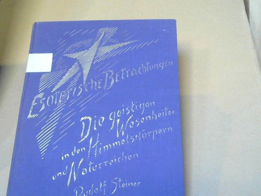 Rudolf Steiner: Die geistigen Wesenheiten in den Himmelskörpern und Naturreichen : zehn Vorträge, gehalten in Helsingfors (Helsinki) vom 3. bis 14. April 1912, ein öffentlicher Vortrag, Helsingfors, 12. April 1912 und eine Fragenbeantwortung.