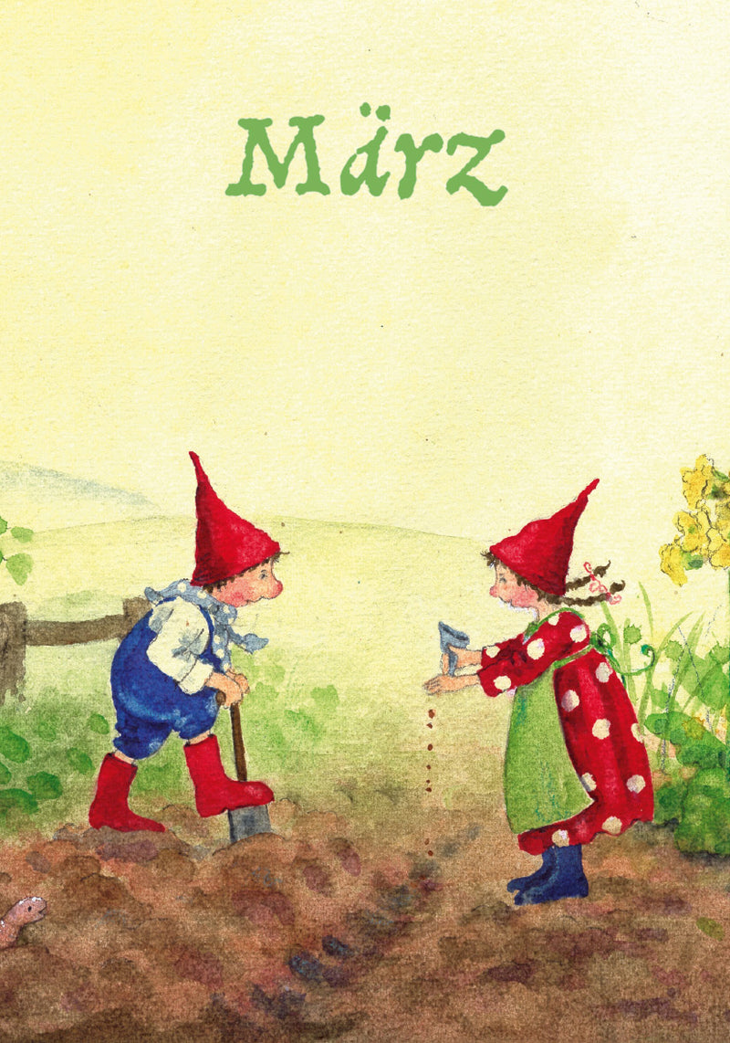 Postkartenbuch »Mit Pippa und Pelle durch das Jahr«