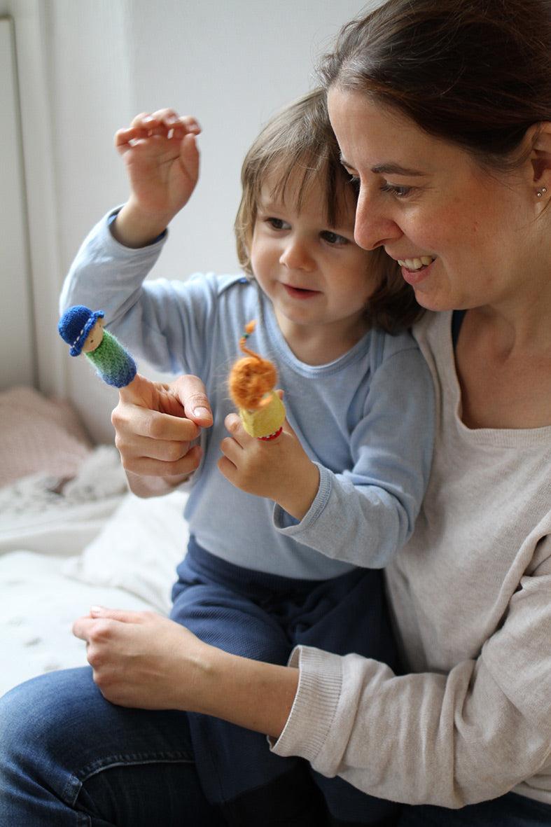 Fingerpüppchen häkeln und nähen
