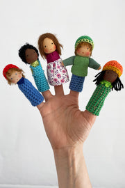 Fingerpüppchen häkeln und nähen
