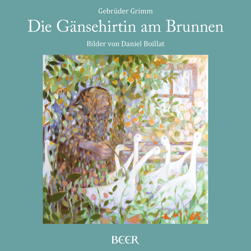 Die Gänsehirtin am Brunnen