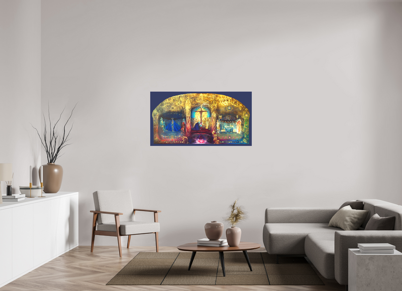 Triptychon "Gral" Wandbild