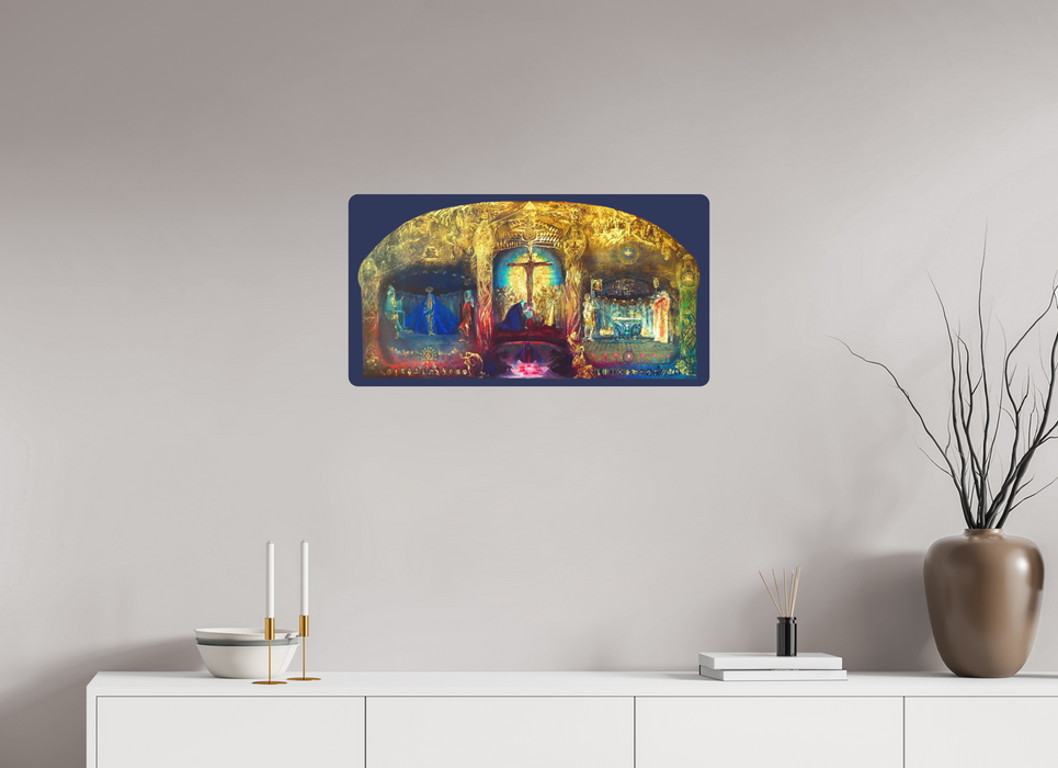 Triptychon "Gral" Wandbild