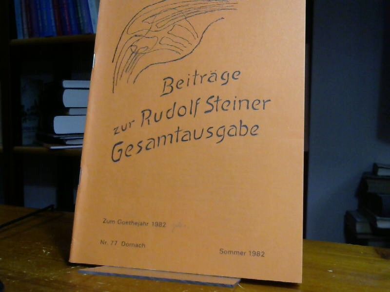Rudolf Steiner: Beiträge zur R. Steiner Gesamtausgabe