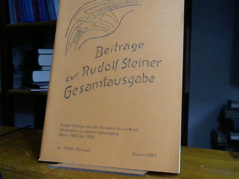 Rudolf Steiner: Beiträge zur R. Steiner Gesamtausgabe