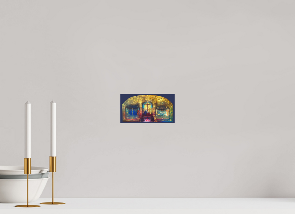 Triptychon "Gral" Wandbild