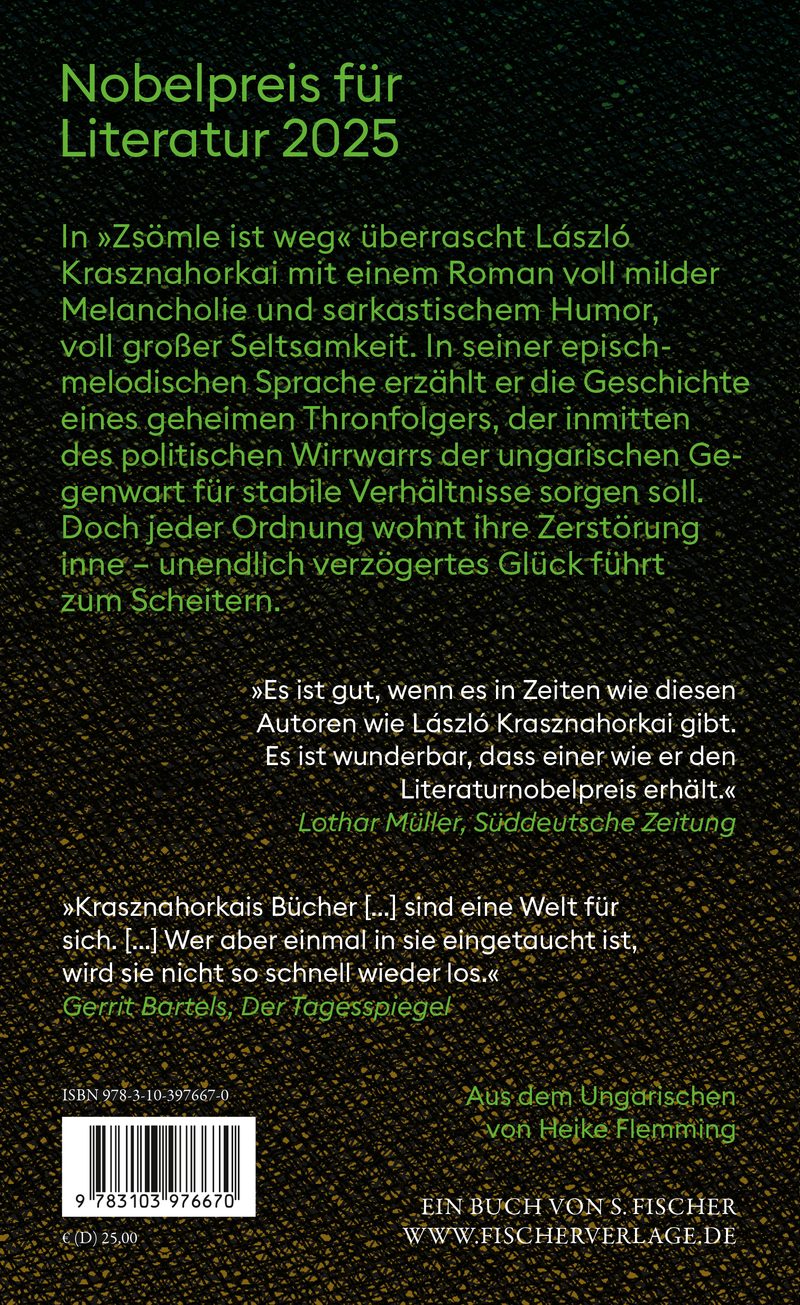 Zsömle ist weg