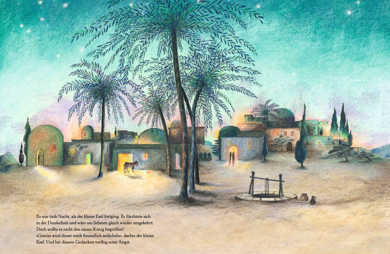 Ein Esel geht nach Bethlehem