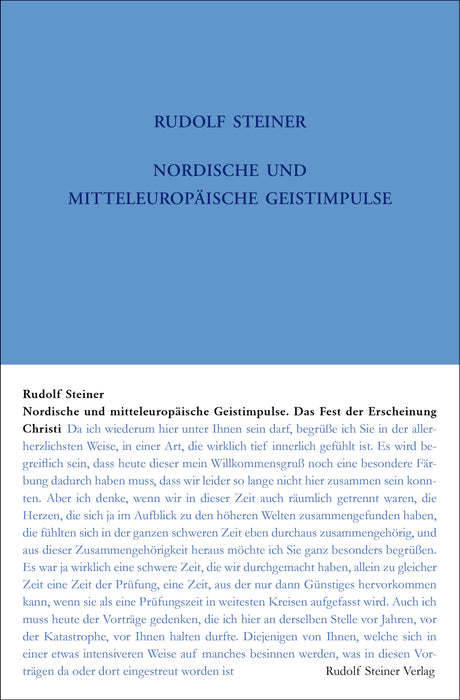 Nordische und mitteleuropäische Geistimpulse