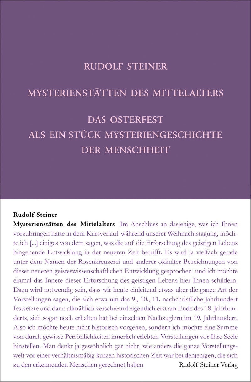 Mysterienstätten des Mittelalters. Rosenkreuzertum und modernes Einweihungsprinzip