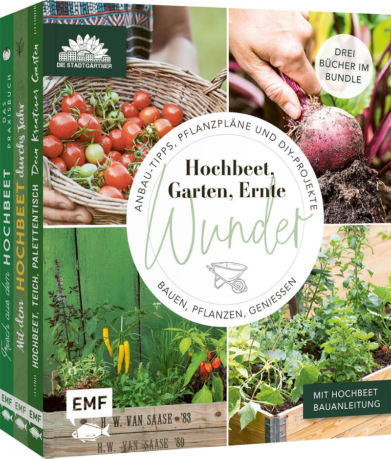 Garten, Hochbeet, Ernte-Wunder – Drei Bücher im Bundle