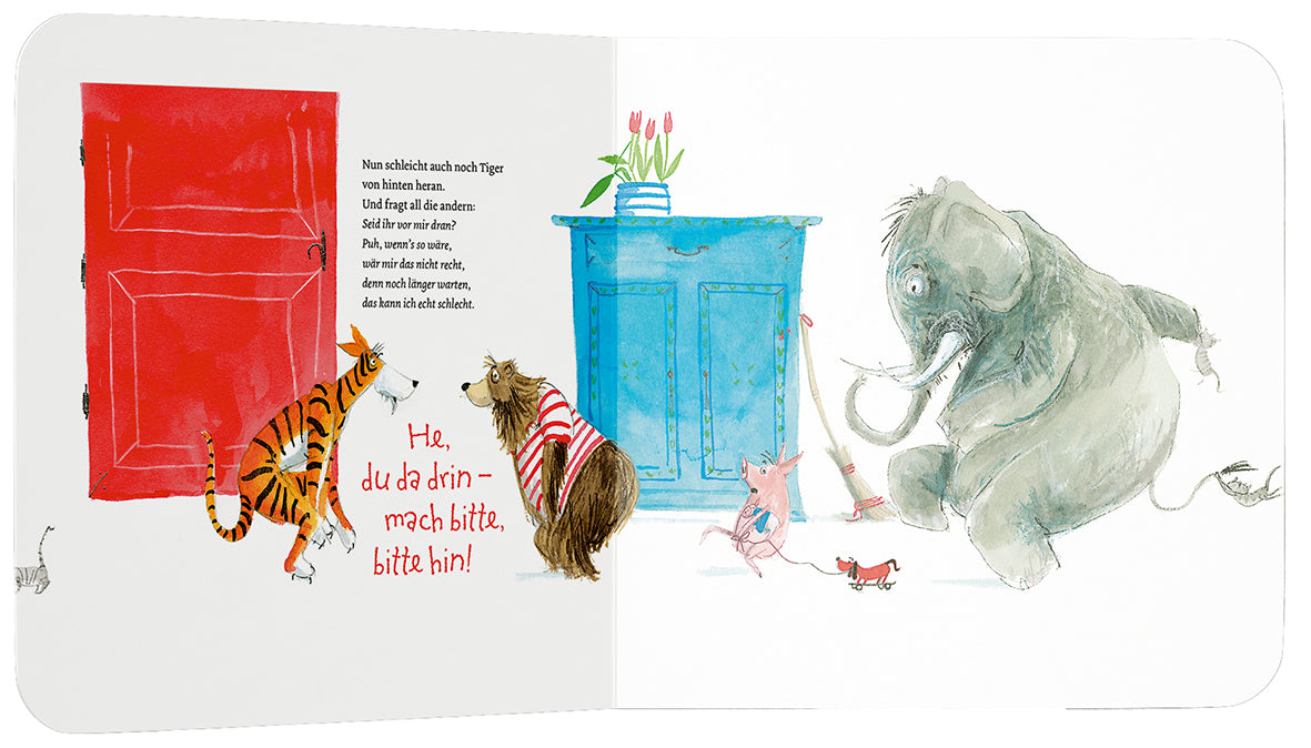 (NEU)Oh, wer sitzt da auf dem Klo?