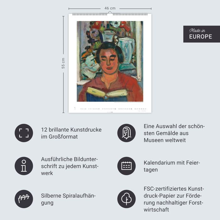 Lesende Frauen Edition Kalender 2026