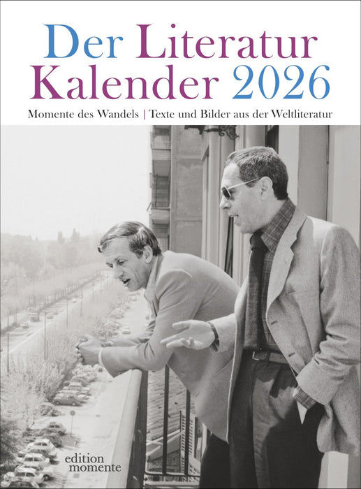 Der Literatur Kalender Wochenkalender 2026
