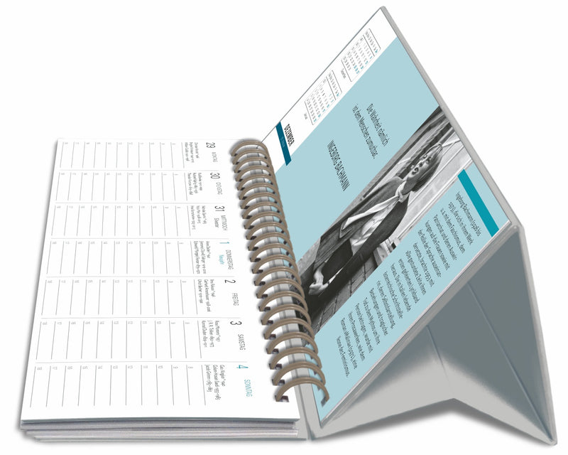 Der literarische Tischplaner 2026 - Wochenkalender mit Zitaten und Biografien ausgewählter Autorinnen und Autoren