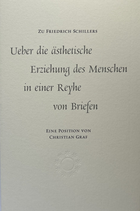 Selbsterziehung mit Schiller