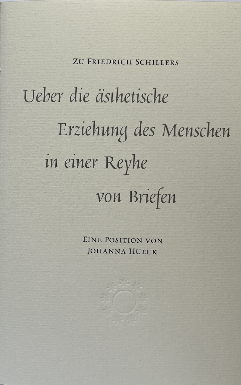 Plädoyer für eine apokalyptische Schiller-Lektüre