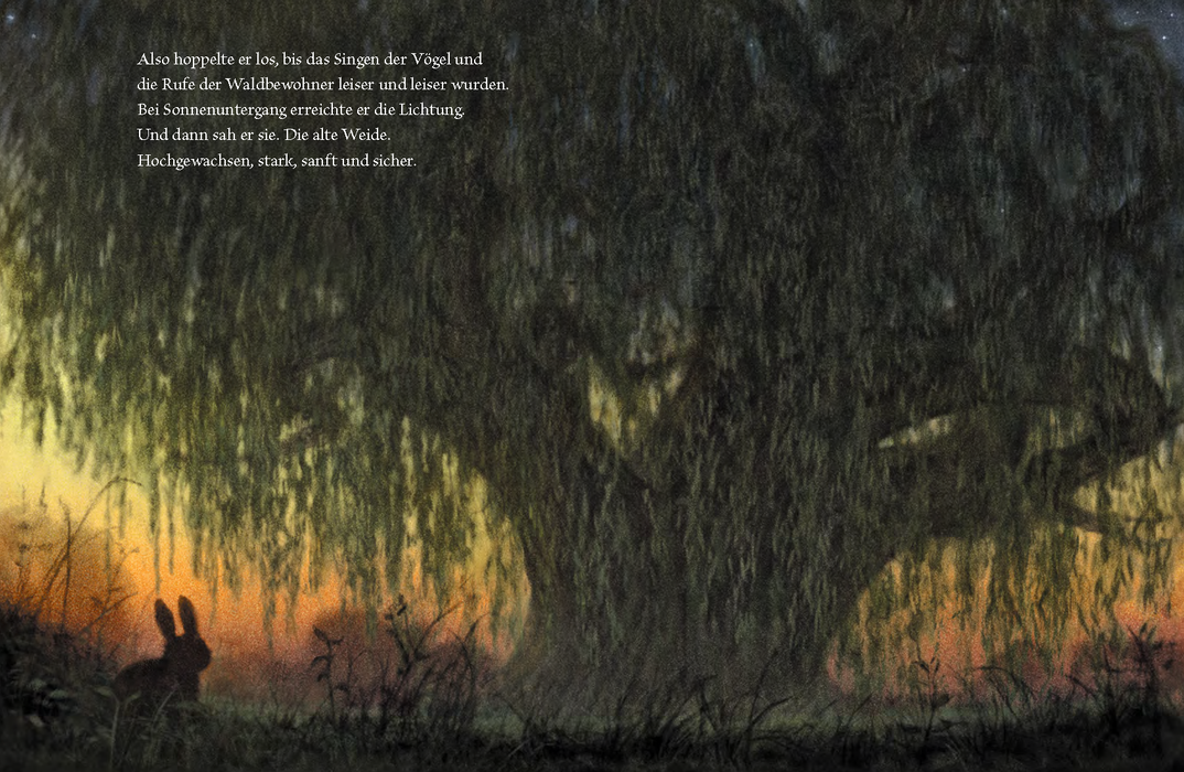 Der kleine Hase und die alte Weide