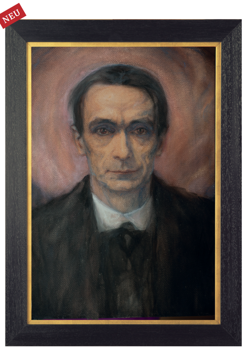 Rudolf Steiner angesichts des brennenden Ersten Goetheanums