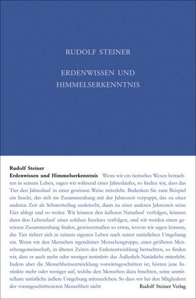 GA 221 Erdenwissen und Himmelserkenntnis