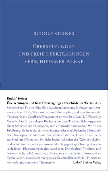 Übersetzungen und freie Übertragungen verschiedener Werke