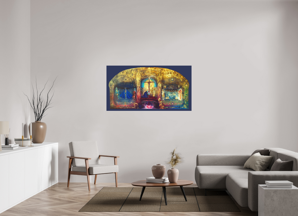 Triptychon "Gral" Wandbild
